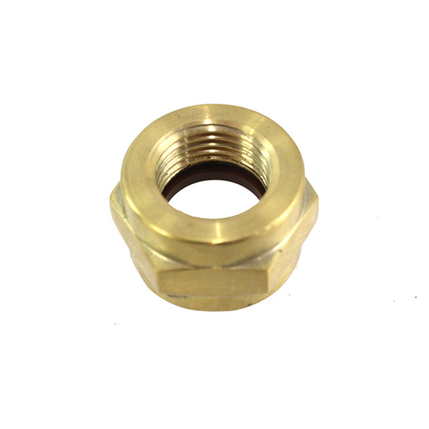 V-Twin - 3/8 NPT-22MM Petcock Nut fits '86-'17 FLST/FXST, '75-'95 Sportster Models (OEM #622-83N)