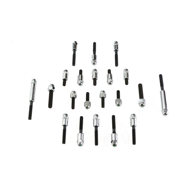 Colony - 9958-19 Chrome Primary Acorn Cover Mount Kit fits '99-'06 TC-88 FLT Model
