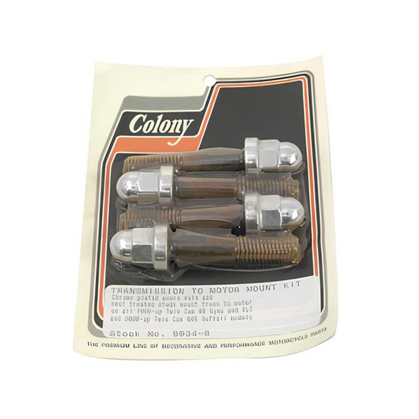 Colony - 9934-8 Transmission To Engine Mount Acorn Bolts fits '99-Up FLT TC-88, '99-'17 FXD TC-88 Models
