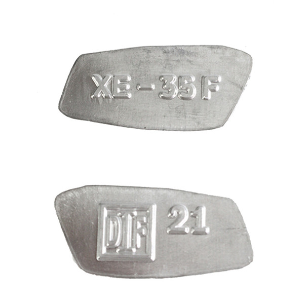 V-Twin - Neck Hallmark Number Plate Set '48-'57 FL Model