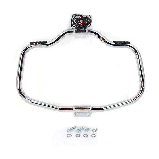 V-Twin - Chrome Front Turn Signal Highway Bar fits '04-Up Sportster Model