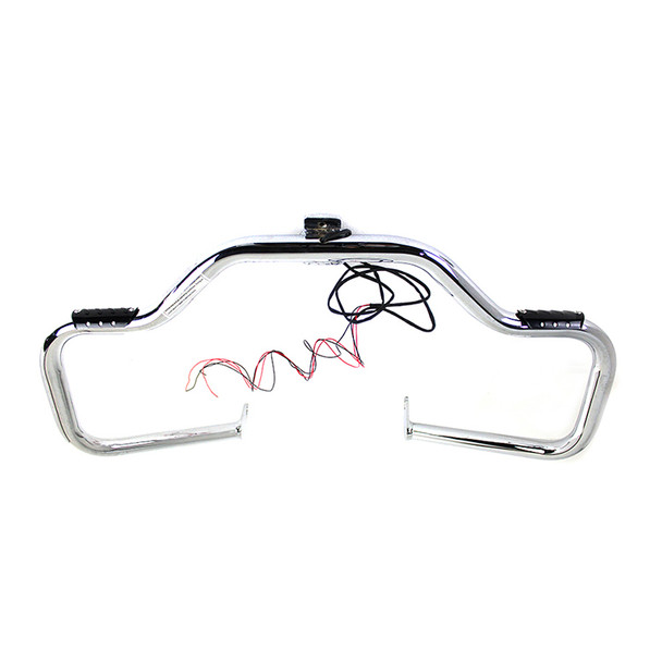 V-Twin - Chrome Front Turn Signal Highway Bar fits '97-'08 FLT Model