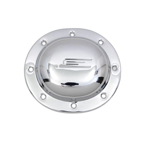 V-Twin - Chrome Bird Style Derby Cover fits '37-'48 UL, '36-'40 EL, '41-'63 GE Models