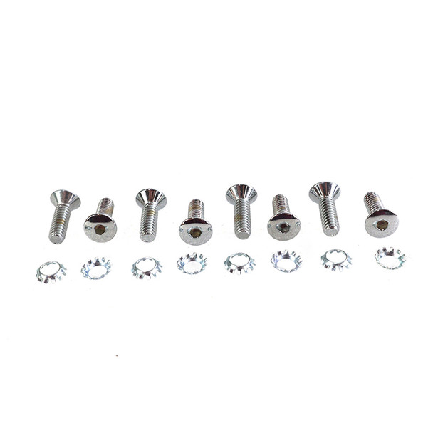 Colony - 9828-16 Chrome Tappet Block Screw Kit fits Special Application for Using Pre 1976 Tappet Blocks