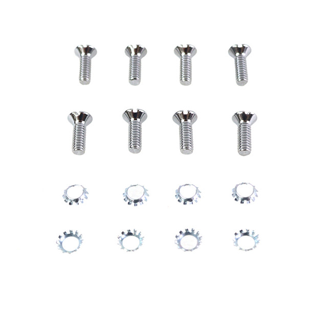 Colony - 9814-16 Chrome Tappet Block Screw Kit fits Special Application for Using Pre 1976 Tappet Blocks