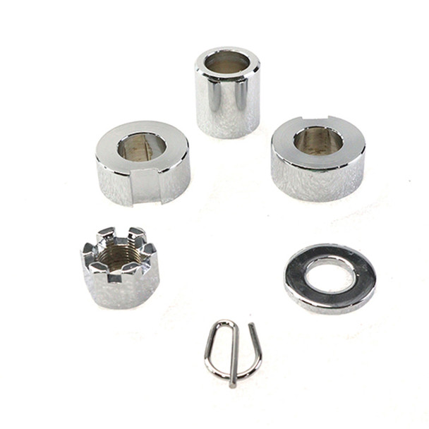 Colony - 9810-4 Chrome Rear Axle Spacer Kit fits '87-Up FXST Model