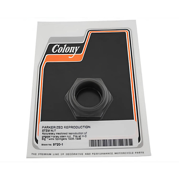 Colony - 9720-1 Spring Fork Stem Nut fits '37-'48 UL, '36-'40 EL, '41-'48 FL Models