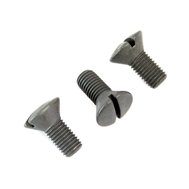 Colony - 9710-3 Parkerized Oval Head Screw Kit fits '36-'40 EL, '41-'51 FL, '38-'48 UL Models