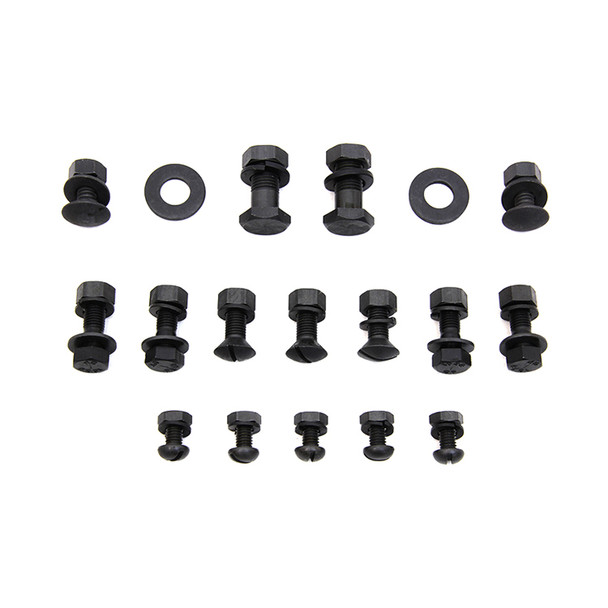 Colony - 9707-18 Rear Fender Parkerized Mounting Kit fits '36-'52 61" EL, '41-'57 74" FL Models Colony - 9707-18 Rear Fender Parkerized Mounting Kit fits '36-'52 61" EL, '41-'57 74" FL Models