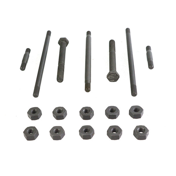 Colony - 9697-17 Parkerized Engine Case Kit fits '37-'52 WL, '37-'73 G Models