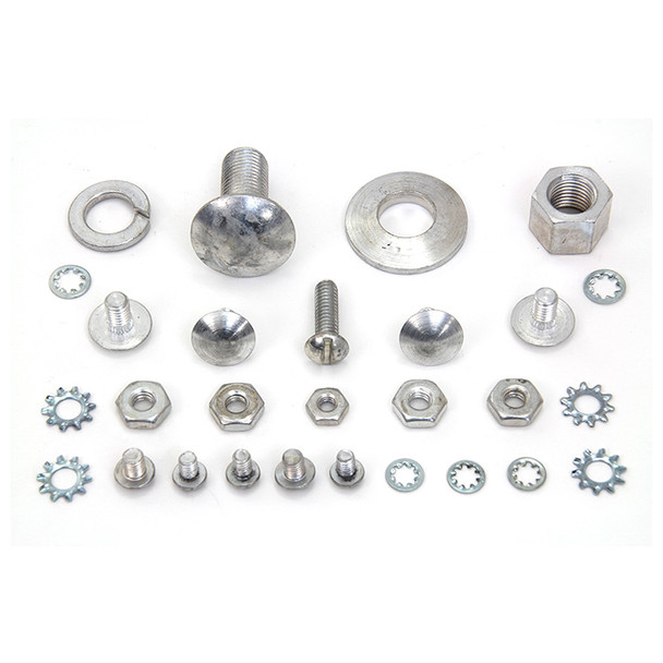 Colony - 8943-27 Headlamp Mount Kit fits '36-'40 EL, '41-'48 FL Models - Cadmium