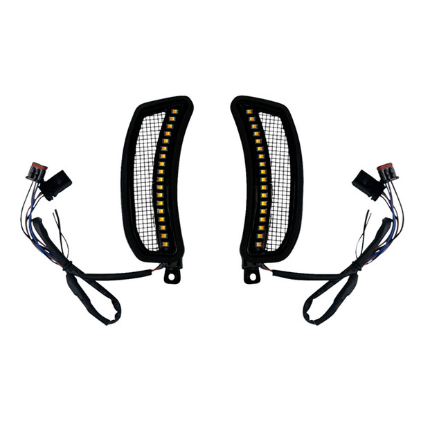 Custom Dynamics - Fairing Vent Light fits '22-'24 FXLRST - Amber/White