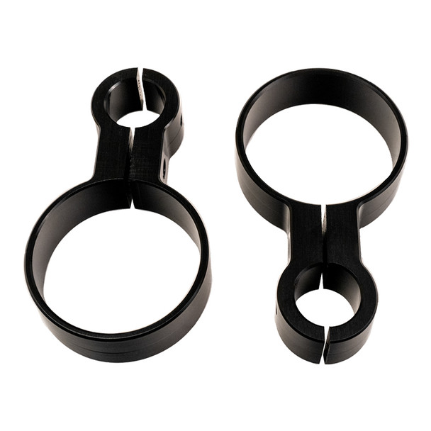 Hofmann Designs - Black Shock Reservoir Mounts fits L'23-'24 CVO & FLH/FLT Models