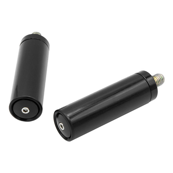 Santoro Fabworx - Extreme Crash Bar Sliders W/ Anodized Bezels & Caps fits '17-'24 FLT/FLH Models