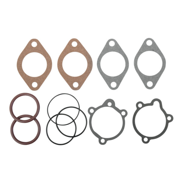 James Gasket - Intake Manifold Gasket Kit fits '66-'84 Shovelhead, '57-'78 Sportster Models w/ Bendix/​Keihin (Butterfly Style (OEM #27002-57))