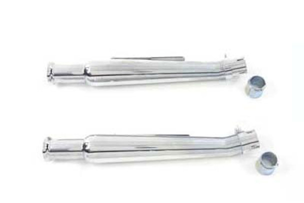 V-Twin - Cocktail Shaker Slip on Muffler Set - Upsweep