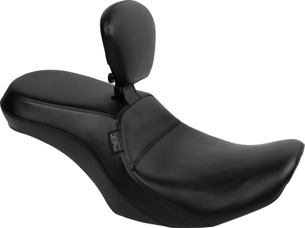 Le Pera - Plain Outcast 2Up Seat with Backrest fits '24 FLHX/​FLTRX/​FLTRXSTSE, '23-'24 FLHXSE/​FLTRXSE Models