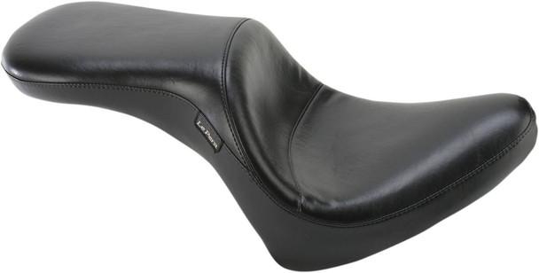 Le Pera - Black Smooth Maverick Seat without Backrest fits '84-'99 FXST/​FLST Models