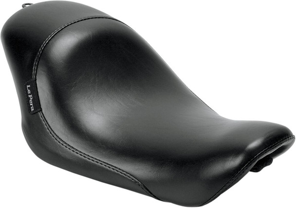 Le Pera - Black Smooth Silhouette Solo Seat fits '07-'09 Sportster Models w/ 3.3 Gal. Tank