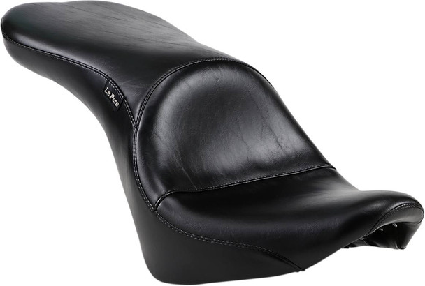 Le Pera - Black Smooth Maverick Seat without Backrest fits '18-'24 FXBB/​FXBBS/​FXST, '18-'21 FLSL Models