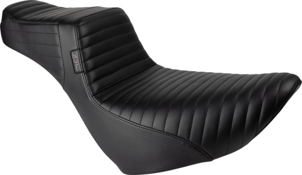 Le Pera - LYR-580DLPT - Tailwhip Daddy Long Legs Low Rider Seat - Pleated - Black - FL/FX '18-'23