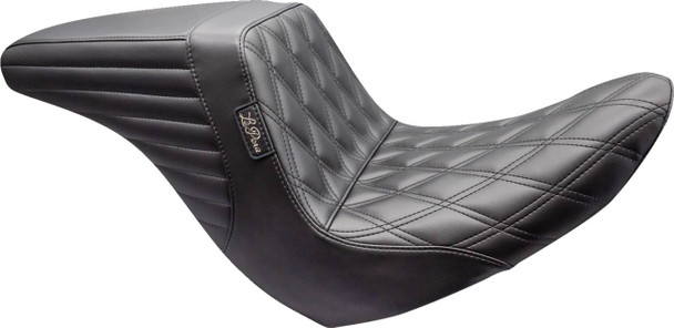 Le Pera - LYRU-590DD - Kickflip Up Front Seat - Double Diamond - Black - FL/FX '18-'24