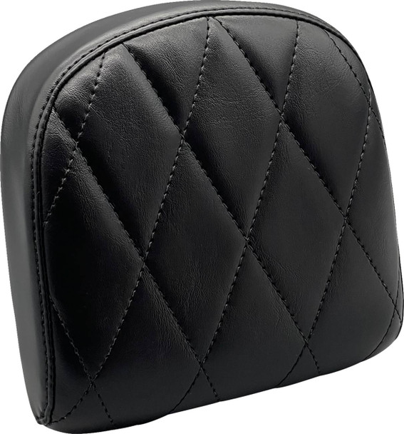 Le Pera - L-SBP03DM-SH - Sissy Bar Pad - Small - Diamond - Shiny Black