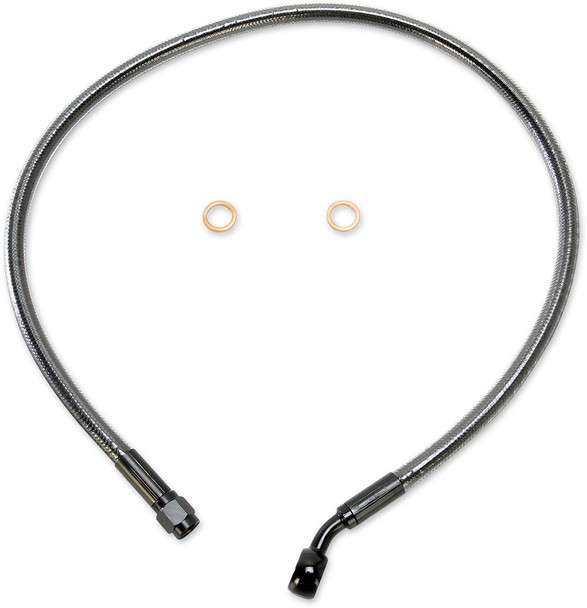Magnum Shielding - AS47128 - Brake Line - 10 mm-35° - 28" - Black Pearl