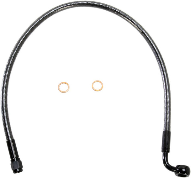 Magnum Shielding - AS47221 - Brake Line - 10mm-35° - 21" - Black Pearl