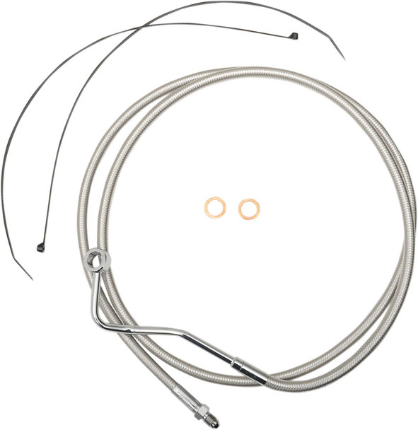 Magnum Shielding - AS57015 - Mid Brake Line - ABS - Polished Stainless