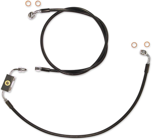 Magnum Shielding - SBC1316-34 - Brake Line Kit - XR - Black
