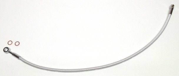 Magnum Shielding - AS37623 - Brake Line - 10 mm-Straight - 23" - Sterling Chromite II