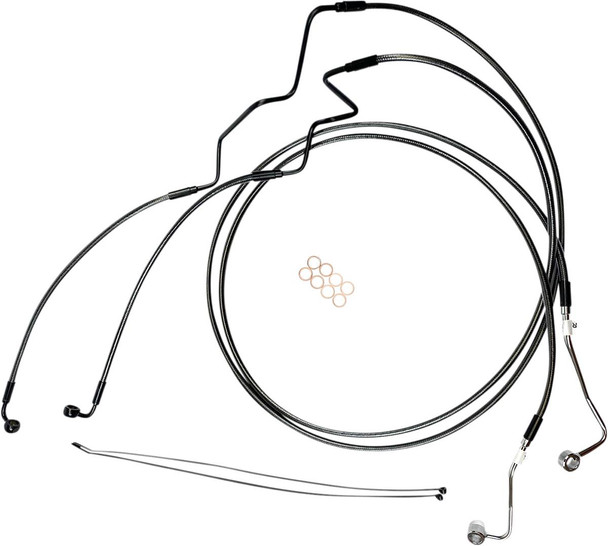 Magnum Shielding - AS470162 - Brake Line - +2" - Black Pearl