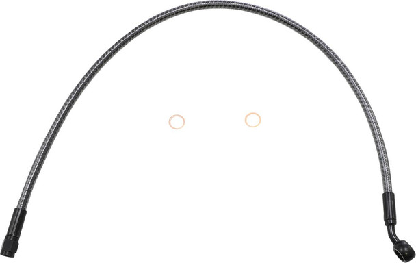 Magnum Shielding - 77123 - Brake Line - Front - 3/8" - 35° - 23" - KARBONFIBR