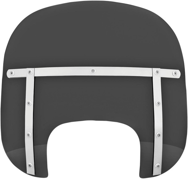 Memphis Shades - MEM6010 - Fats Windshield - Dark Black Smoke - 13" - FLFB/S