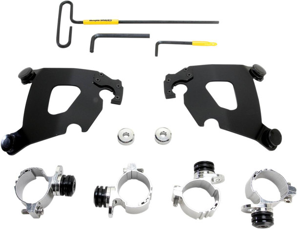 Memphis Shades - MEB2007 - Cafe Mounting Kit - Black - XL12C