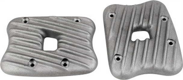 EMD - Ribber Rocker Covers fit '86-'03 XL Sportster - Raw