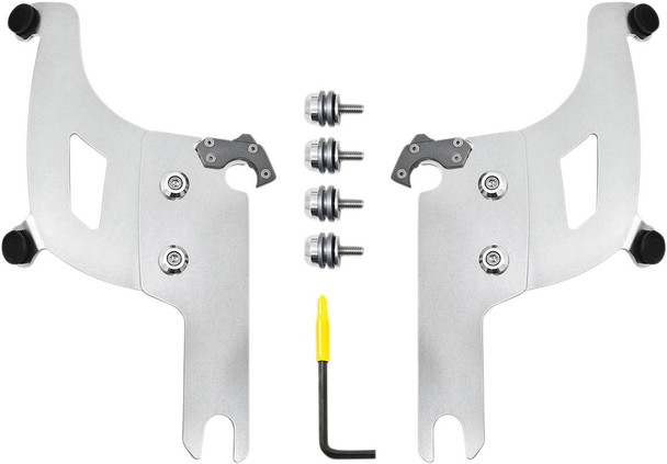 Memphis Shades - MEK2042 - Bullet Mounting Kit - Polished - FLHRS/XS