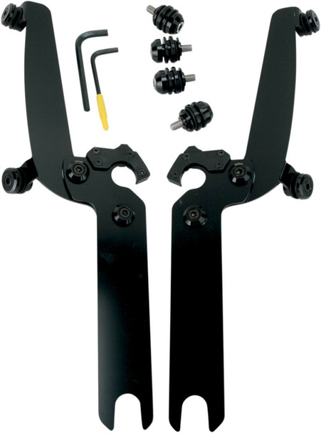 Memphis Shades - MEB8922 - Sportshield Trigger-Lock Mounting Kit - Black - Covered