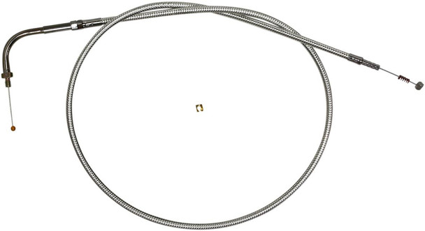 Magnum Shielding - 3409 - Sterling Chromite II® Braided Idle Cable for Harley-Davidson - 31-3/4"