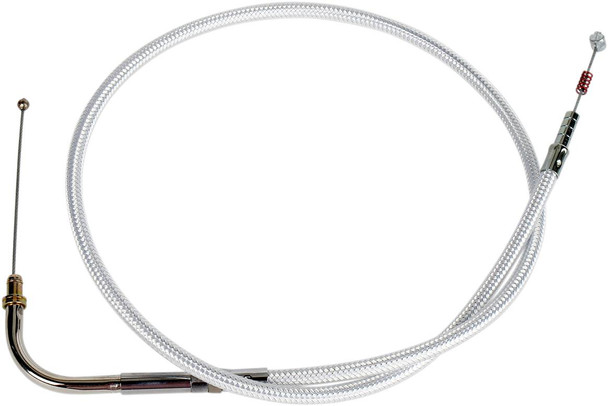 Magnum Shielding - 3425 - Sterling Chromite II® Braided Idle Cable for Harley-Davidson - 30-3/4"
