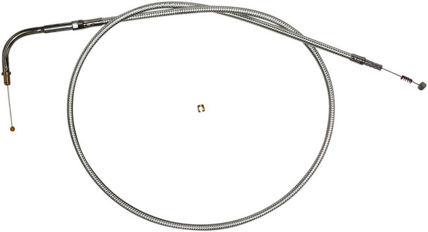 Magnum Shielding - 34196 - Sterling Chromite II® Braided Idle Cable for Harley-Davidson - 37-7/8" Magnum Shielding - 34196 - Sterling Chromite II® Braided Idle Cable for Harley-Davidson - 37-7/8"