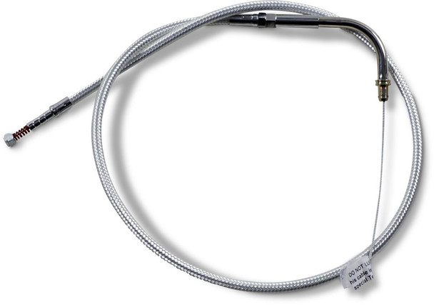 Magnum Shielding - 3426 - Sterling Chromite II® Braided Idle Cable for Harley-Davidson - 26-1/2"