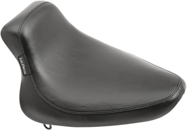 Le Pera - Black Smooth Silhouette Solo Seat fits '00-'05 FXST & '00-'07 FLST/N Models (Except FXSTD, '07 FLSTF)