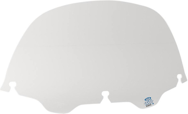 Memphis Shades - MEP8110 - Windshield - 9" - Clear - '96-'13 FLHT