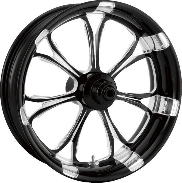 Performance Machine (Pm) - 1204-7106R-PARAJ-BMP - Wheel - Paramount - Front - Dual Disc/with ABS - Platinum Cut™ - 21x3.5 - '08+ FLD
