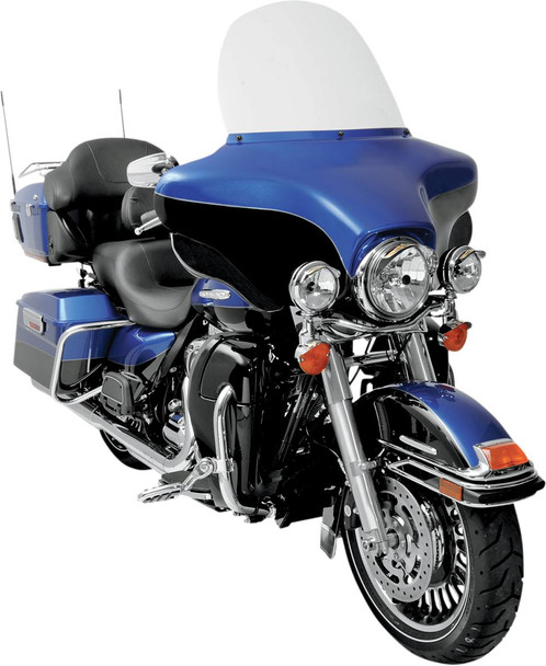 Memphis Shades - MEP8130 - Windshield - 15" - Clear - '96-'13 FLHT