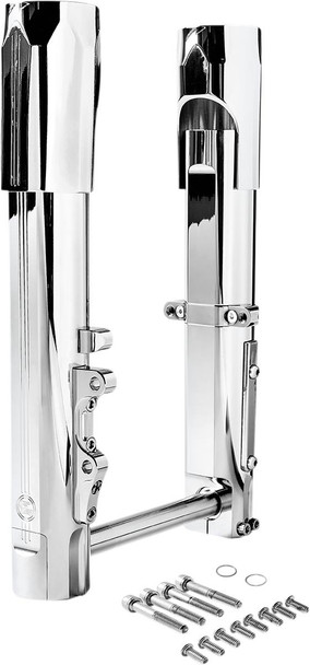 Performance Machine (Pm) - 0208-2174-CH - Fork Legs - Chrome - Lower - Single Disc