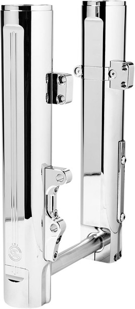 Performance Machine (Pm) - 0208-2178-CH - Fork Leg - 49 mm - Chrome - Lower - Single Disc