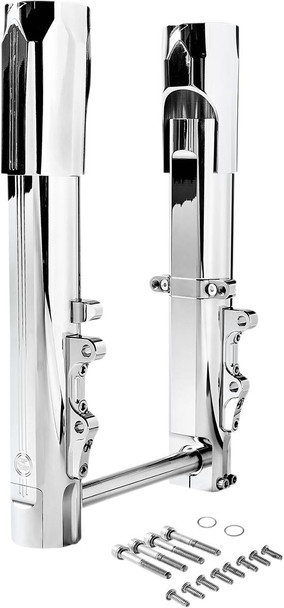Performance Machine (Pm) - 0208-2173-CH - Fork Legs - Chrome - Lower - Dual Disc